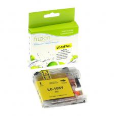 Compatible Brother LC105 XL Jaune Fuzion (HD)